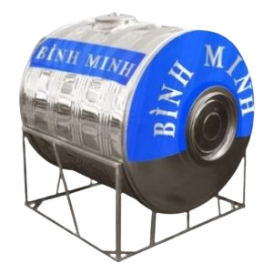 Bồn nước Inox Bình Minh 2000 lít ngang