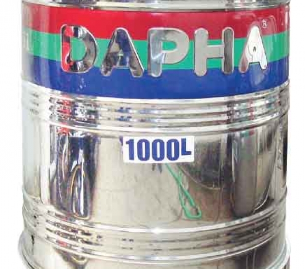 Bồn nước inox Dapha xuất khẩu đứng 6000L