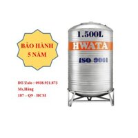 Bồn Nước Inox Hwata 1500 Lít Đứng Bảo Hành 5 Năm - Mã: BCN1500LĐI3 -