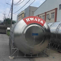 Bồn nước inox Hwata 20000L ngang