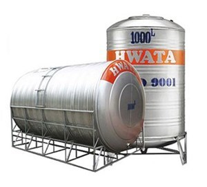 Bồn nước inox Hwata 25000L ngang