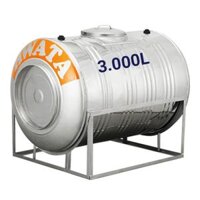 Bồn nước inox Hwata 3000 lít nằm - HWA-BN3000-1420