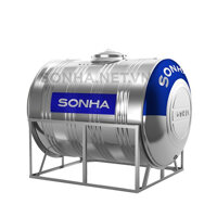 Bồn nước inox Sơn Hà 1200L ngang (Φ980)