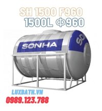 Bồn Nước Inox Sơn Hà 1500L Ngang SH 1500N F960