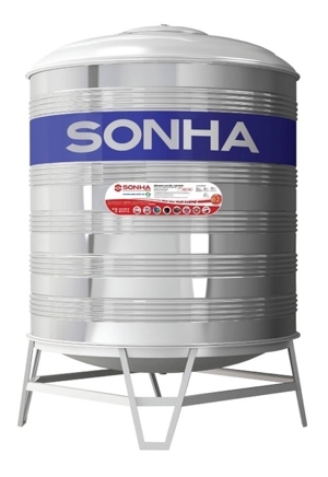 Bồn nước Inox Sơn Hà - 2000 lít , đứng , Φ1140