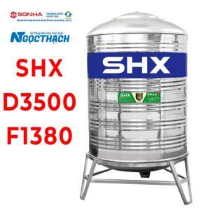 Bồn nước Inox Sơn Hà đứng 3500L(Φ1380)