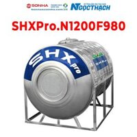 Bồn nước Inox Sơn Hà Xanh SHX Pro 1200L Ngang (Φ980)