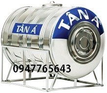 Bồn nước Inox Tân Á 1500L Ngang (Φ980)