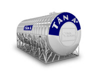 Bồn nước inox Tân Á 20000L Ngang
