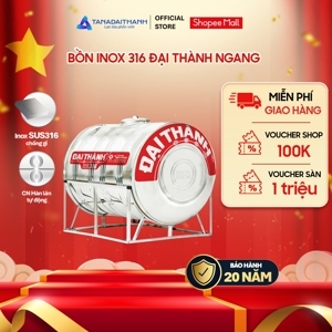 Bồn nước inox Tân Á Đại Thành 2000L SUS 316