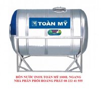 BON NUOC INOX TOAN MY NAM NGANG 1000L