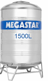 BỒN NƯỚC MEGASTAR INOX 1500L_Đ