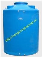 Bồn nước nhựa 300L đứng (650x950)