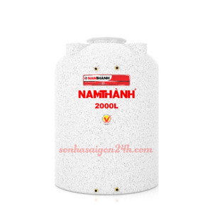 Bồn nước nhựa cao cấp Nam Thành 2000 lít đứng