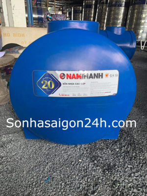 Bồn nước nhựa cao cấp Nam Thành 700L lít ngang