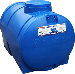 Bồn nước nhựa cao cấp Nam Thành 700L lít ngang