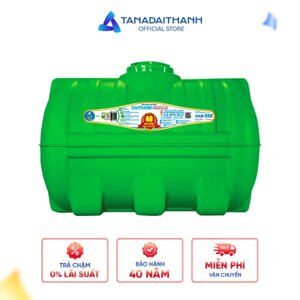 Bồn nước nhựa Đại Thành HDPE Plasman 1000L ngang