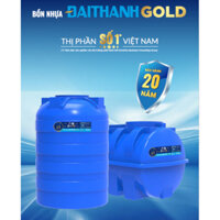 Bồn nước nhựa ngang 2000L Đại Thành Gold. Bồn nước nhựa 2000 lít siêu bền. Bảo hành 20 năm. Sản phẩm cao cấp chính hãng.