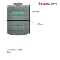 Bồn nước nhựa Sơn Hà 1500L