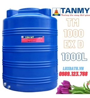 Bồn nước nhựa Tân Mỹ 1000L đứng