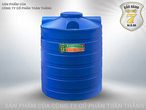 Bồn nước nhựa Toàn Thắng 1500L, đứng
