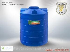 Bồn nước nhựa Toàn Thắng 1500L, đứng