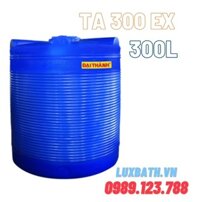 Bồn nước Tân Á 300L đứng nhựa tai tròn TA 300EX D