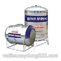 Bồn nước inox  Bình Minh  300l nằm