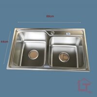 Bồn Rửa Chén 2 Ngăn Nhỏ Winland E01 Chính Hãng