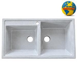 Bồn rửa chén đá nhân tạo 2 hộc CR10