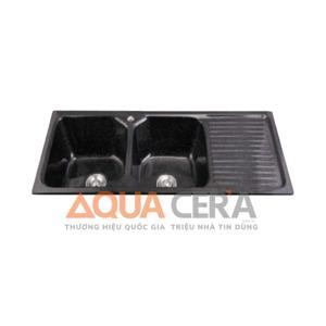 Bồn rửa chén đá nhân tạo 2 hộc CR02