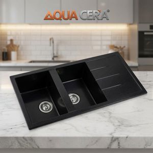 Bồn rửa chén đá nhân tạo 2 ngăn CR03