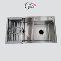 BỒN RỬA CHÉN ĐÚC INOX 201 GAMA GMCR001