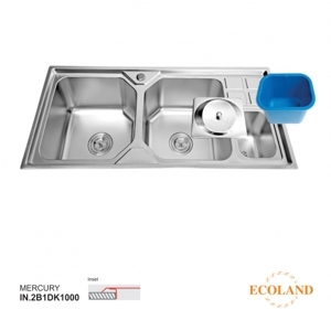 Bồn rửa chén Ecoland Mercury IN2B1DK1000