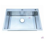 Bồn rửa chén inox 1 ngăn 68×45 Aroki