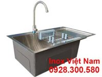 Bồn Rửa Chén Inox 1 Ngăn Hộc Cánh Phải CR-115