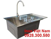 Bồn Rửa Chén Inox 1 Ngăn Hộc Cánh Phải CR-115