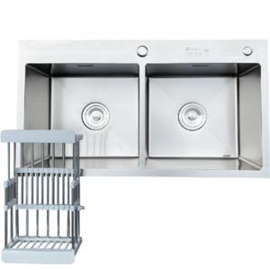 Bồn rửa chén inox 2 hộc đều K8245