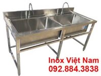 Bồn Rửa Chén Inox 2 Ngăn 1m8 CR-47
