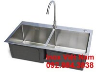 Bồn Rửa Chén Inox 2 Ngăn Âm Bàn CR-105