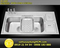 Bồn rửa chén inox nhập khẩu Malloca MS 8809