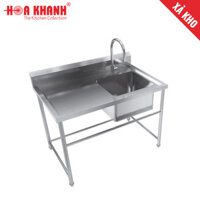 BỒN RỬA ĐƠN BÊN PHẢI INOX 304