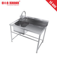 BỒN RỬA ĐƠN BÊN TRÁI INOX 304