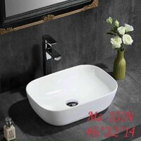 Bồn rủa mặt trắng tròn cạnh-lavabo đẹp