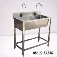 Bồn rửa tay inox 50x100cm