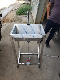 Bồn rửa tay inox có thiết kế đơn giản nhất giá rẻ nhất
