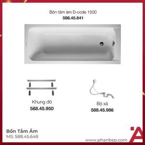 Bồn tắm âm Duravit D-CODE 588.45.648