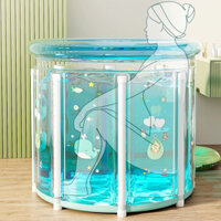 Bồn tắm bơm hơi cho bé tập đi Bể bơi trẻ sơ sinh Bồn tắm trẻ em