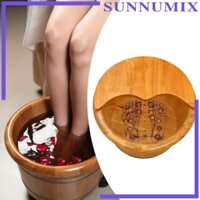 Bồn tắm chân gỗ có Massage Hộ gia đình Xông hơi Bồn tắm chân Xô rửa chân