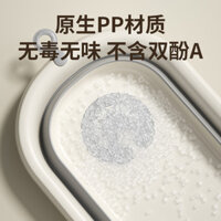 Bồn tắm cho trẻ sơ sinh, thích hợp cho trẻ ngồi và nằm, bồn tắm cảm biến nhiệt độ sử dụng tại nhà cho trẻ sơ sinh, trẻ em và trẻ nhỏ, bồn tắm gập lại